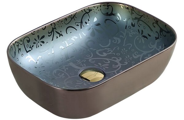 Mexen Rita Νιπτήρας Επιτραπέζιος 45 x 32 cm, Πράσινος - 21084556