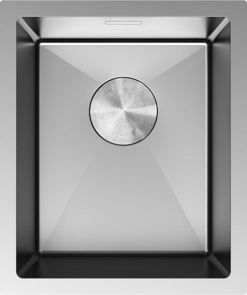 Mexen Trixo νεροχύτης ανοξείδωτος 1 θέσης 370 x 440 mm, inox - 6412371000-01