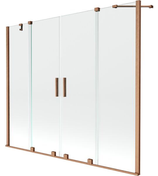 Mexen Velar Duo παραβάν ντους 2-πτερυγίου συρόμενο 200 x 150 cm, διάφανο