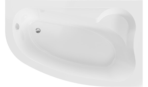 Mexen Westa γωνιακή μπανιέρα δεξιά 160 x 100 cm, λευκή - 560116010002