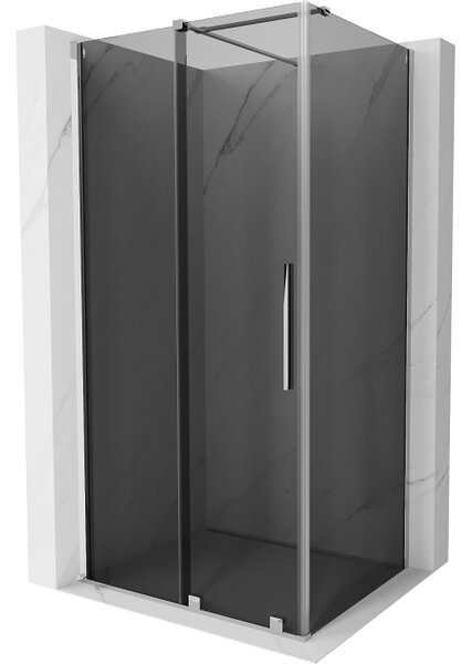 Mexen Velar συρόμενη καμπίνα ντους 100 x 85 cm, γραφίτης, χρώμιο - 871-100-085-41-01