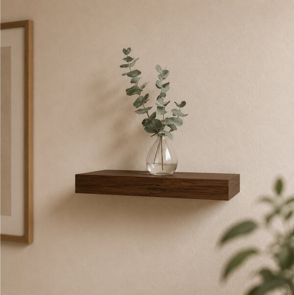 Ράφι τοίχου Homea με διαστάσεις 50x22.8cm - Acacia
