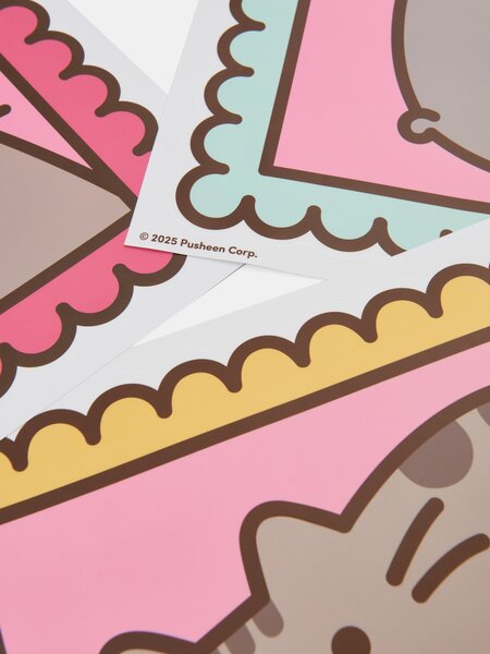 Sinsay - Αυτοκόλλητα τοίχου Pusheen 3 pack - πολυχρωμο