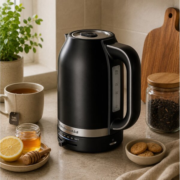 Βραστήρας KitchenAid 5KEK1701EBM με χωρητικότητα 1.7L και ισχύ 2400W - Matt Black