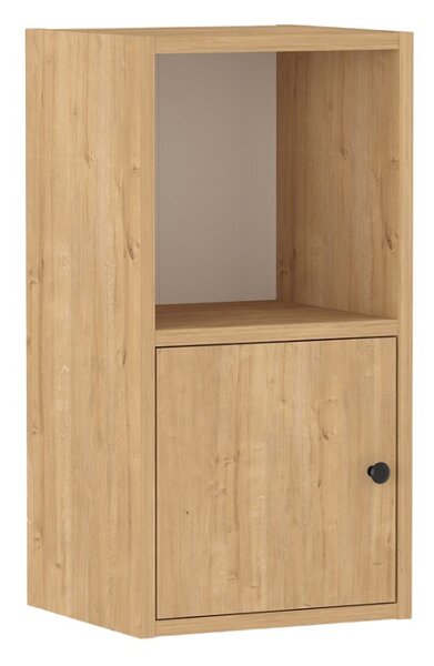 Κομοδίνο Vito χρώμα sapphire oak 34x30x66,4εκ