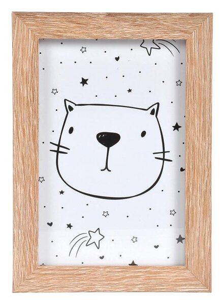 Παιδικό Καδράκι/Κορνίζα L-C Wild Kids Cat Face 6CAD071
