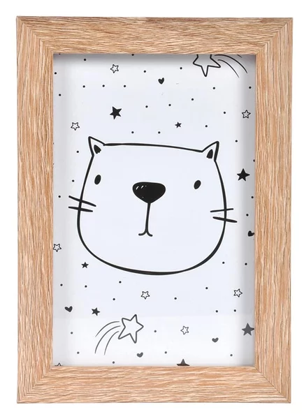 Παιδικό Καδράκι/Κορνίζα L-C Wild Kids Cat Face 6CAD071
