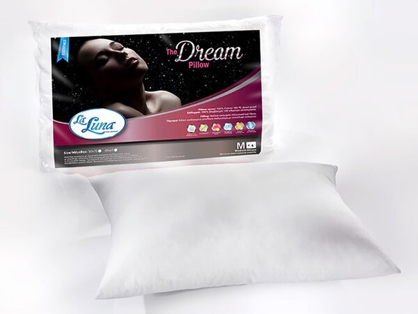 Μαξιλάρι Ύπνου Μέτριο (45x65) La Luna Dream Pillow Σιλικόνης