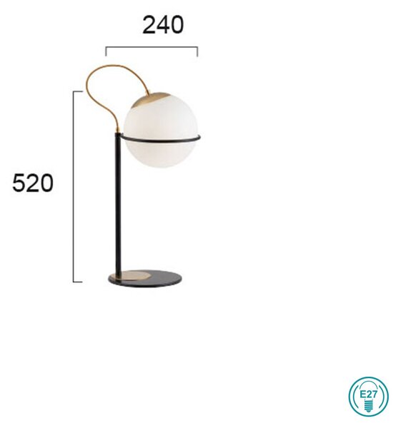 Λάμπα Επιτραπέζια Viokef Ferero 3094100