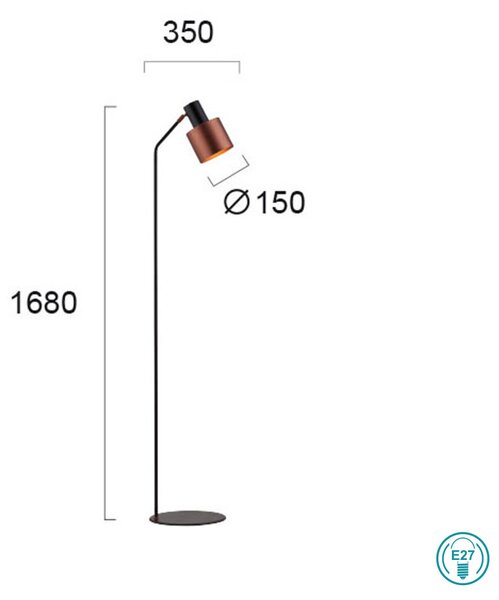 Φωτιστικό Δαπέδου Viokef Dexter 4216100
