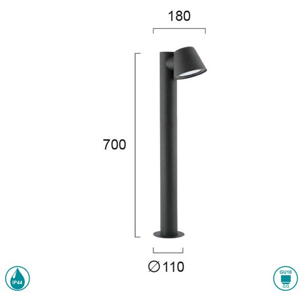 Κολωνάκι Εξωτερικού Χώρου Viokef Marc 4176500