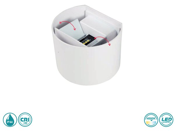 Απλίκα Εξωτερικού Χώρου LED SpotLight 5927 Λευκή (4000K)