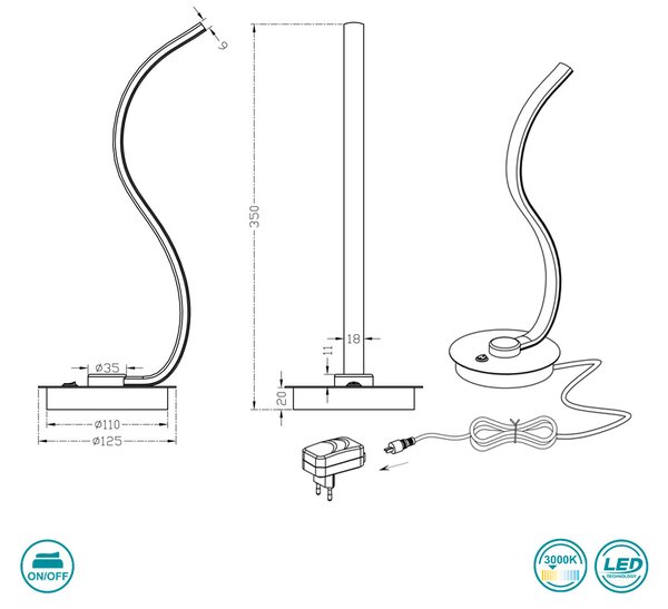 Φωτιστικό Επιτραπέζιο Trio Lighting Catoki 576410806
