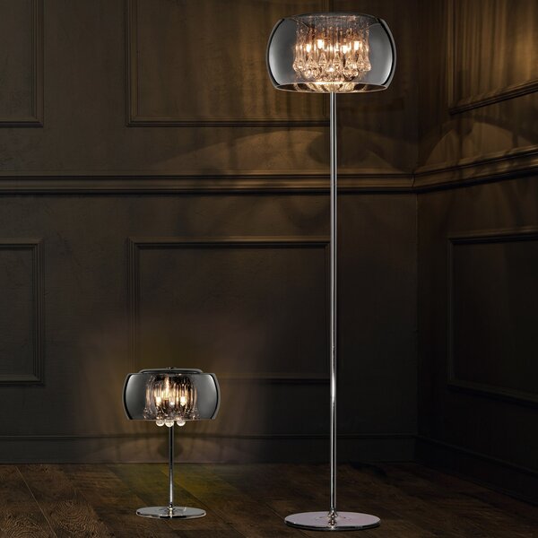 Φωτιστικό Δαπέδου Trio Lighting Vapore 411210406 Χρώμιο