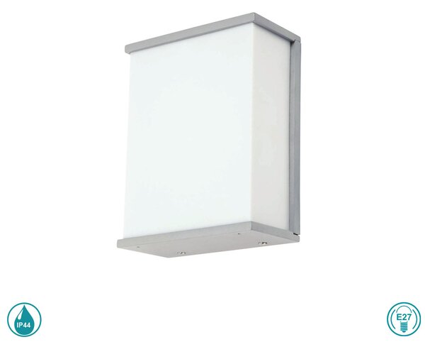 Απλίκα Εξωτερικού Χώρου SpotLight 7608 Ασημί