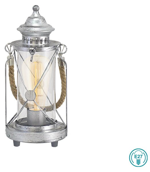 Πορτατίφ Φαναράκι Vintage Industrial EGLO BRADFORD 49284