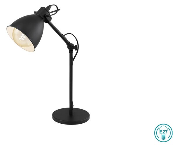 Πορτατίφ Vintage Industrial EGLO PRIDDY 49469
