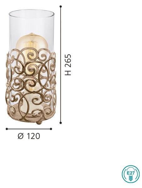 Πορτατίφ Φαναράκι Ethnic EGLO CARDIGAN 49274