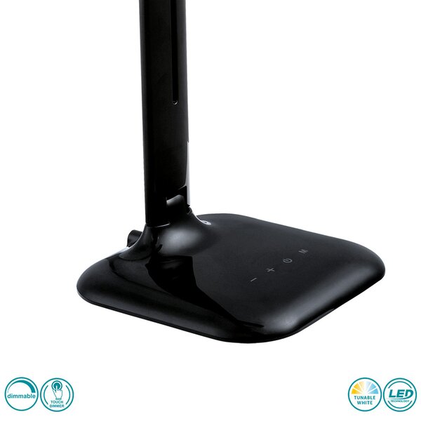 Πορτατίφ Γραφείου Eglo Σειράς CAUPO 93966, Led, 280lm, Μαύρο