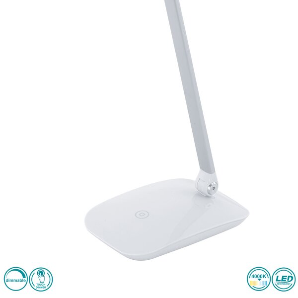 Πορτατίφ Γραφείου Eglo Σειράς CAJERO 95695, Led, 540ml, Λευκό
