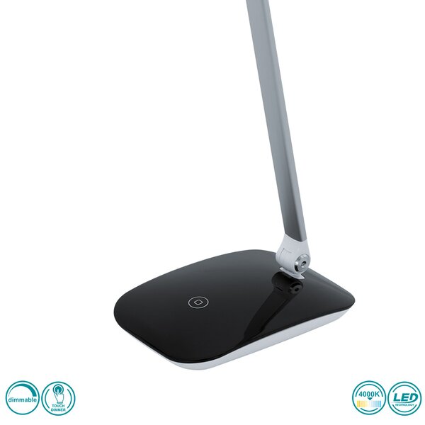 Πορτατίφ Γραφείου Eglo Σειράς CAJERO 95696, Led, 540ml, Μαύρο