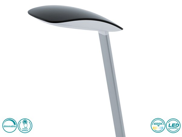 Πορτατίφ Γραφείου Eglo Σειράς CAJERO 95696, Led, 540ml, Μαύρο