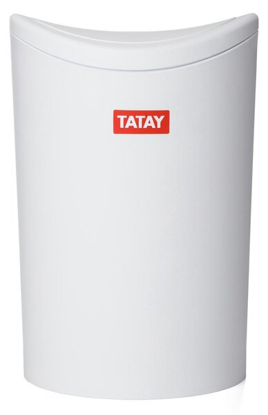 Καλάθι Απορριμμάτων (Φ17.2x27.5) Tatay 6lt 06725.001 Swing White