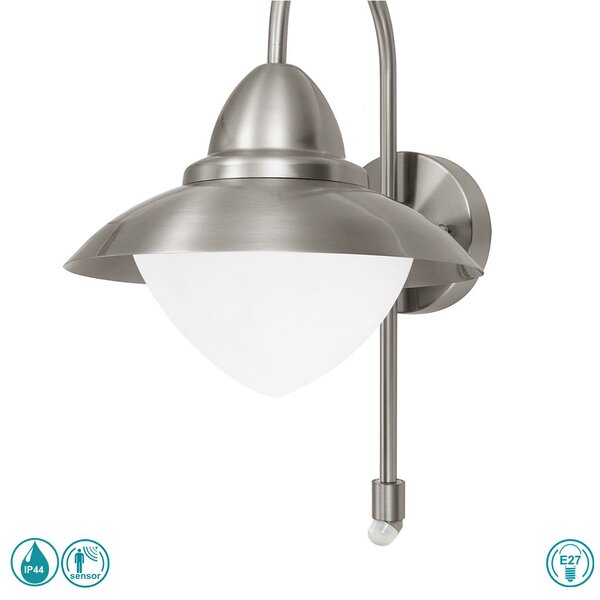 Απλίκα Εξωτερικού Χώρου SAFETY & COMFORT EGLO SIDNEY 87105 Ανοξείδωτη