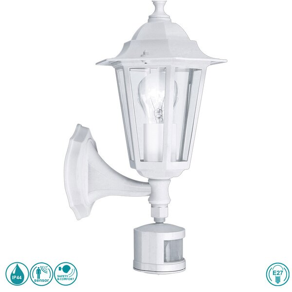 Απλίκα Εξωτερικού Χώρου SAFETY & COMFORT EGLO LATERNA 5 22464 Λευκή