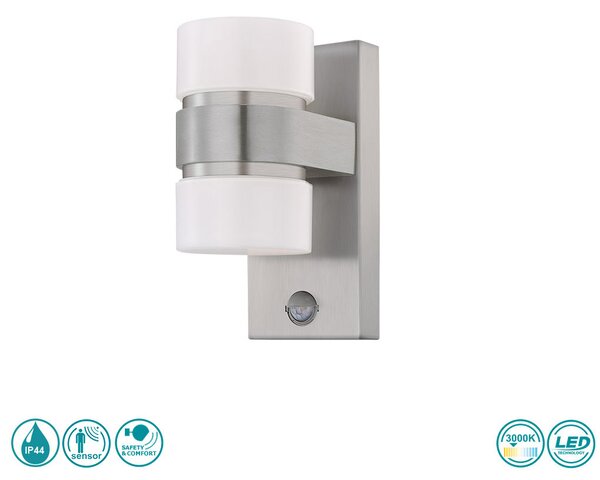 Απλίκα Εξωτερικού Χώρου SAFETY & COMFORT EGLO ATOLLARI 96277 Ανοξείδωτη