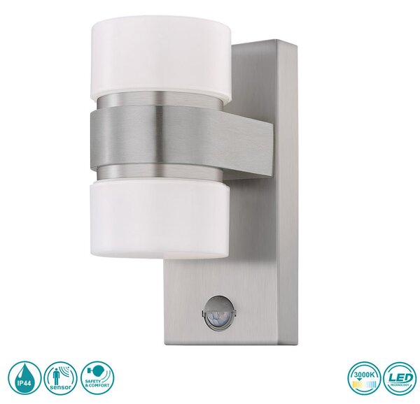 Απλίκα Εξωτερικού Χώρου SAFETY & COMFORT EGLO ATOLLARI 96277 Ανοξείδωτη