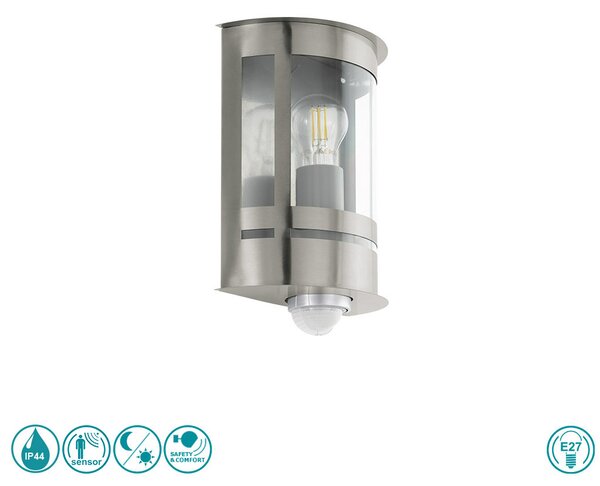Απλίκα Εξωτερικού Χώρου SAFETY & COMFORT EGLO TRIBANO 97284 Ανοξείδωτη