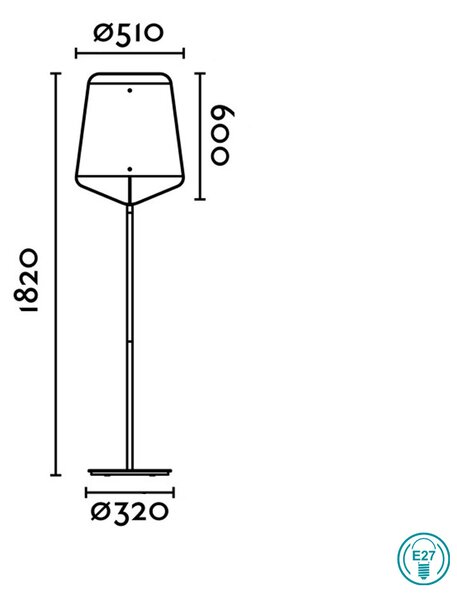 Φωτιστικό Δαπέδου Faro Stood 29847