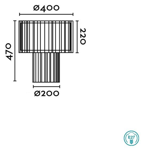 Λάμπα Επιτραπέζια Faro Linda 29307