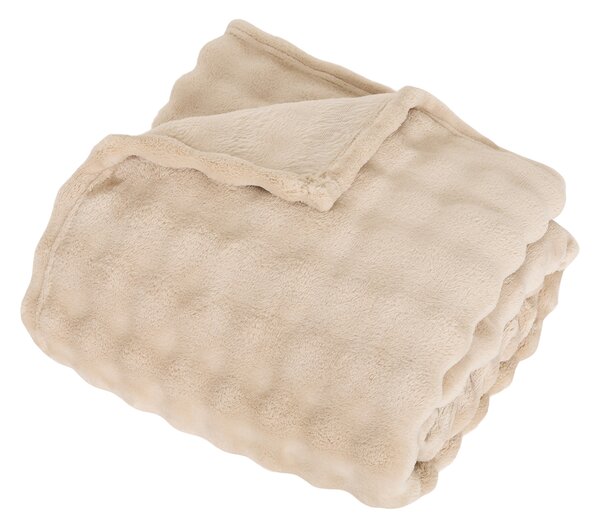 Γούνινη Κουβέρτα Καναπέ (125x150) A-S Zephy Beige 223383B