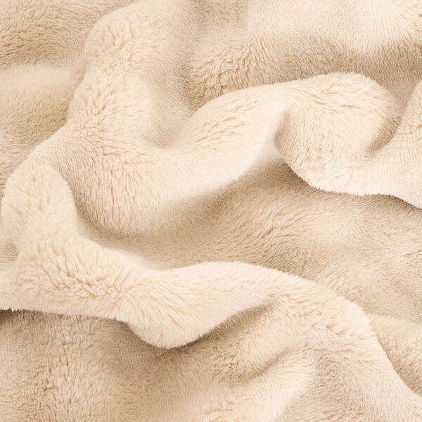 Γούνινη Κουβέρτα Καναπέ (125x150) A-S Zephy Beige 223383B