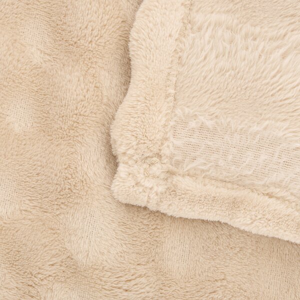 Γούνινη Κουβέρτα Καναπέ (125x150) A-S Zephy Beige 223383B