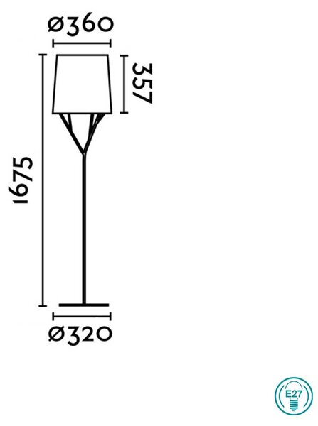 Φωτιστικό Δαπέδου Faro Tree 29868