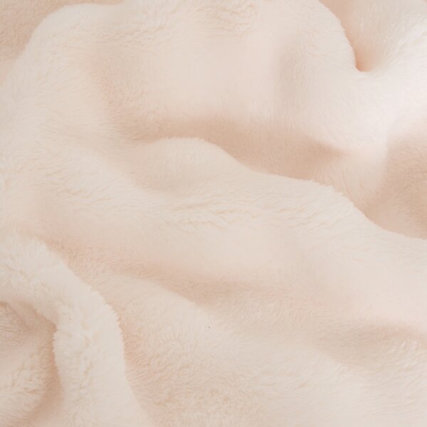 Γούνινη Κουβέρτα Καναπέ (125x150) A-S Zephy Ivory 223383A
