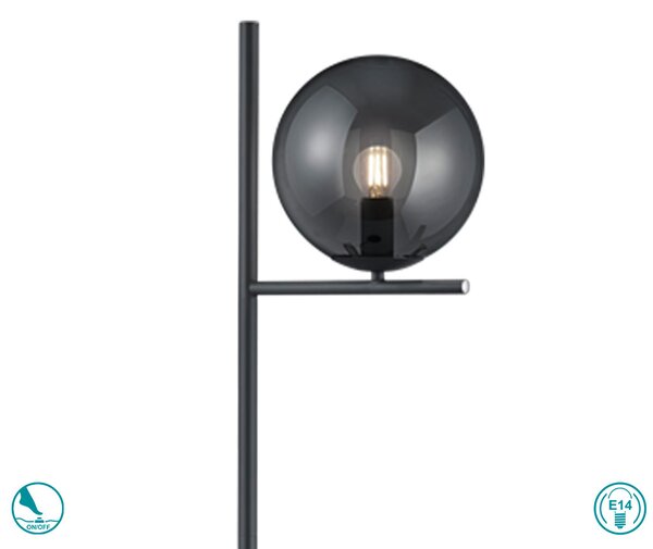 Φωτιστικό Δαπέδου Trio Lighting Pure 402000142 Ανθρακί