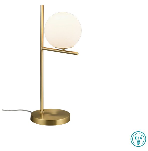 Λάμπα Επιτραπέζια Trio Lighting Pure 502000108 Χρυσό Ματ