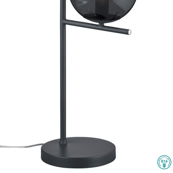Λάμπα Επιτραπέζια Trio Lighting Pure 502000142 Ανθρακί