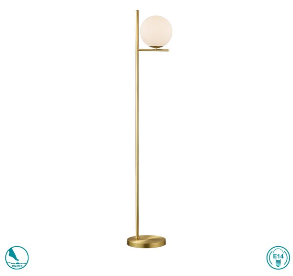 Φωτιστικό Δαπέδου Trio Lighting Pure 402000108 Χρυσό Ματ