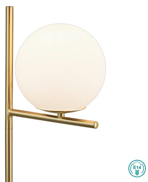 Λάμπα Επιτραπέζια Trio Lighting Pure 502000108 Χρυσό Ματ