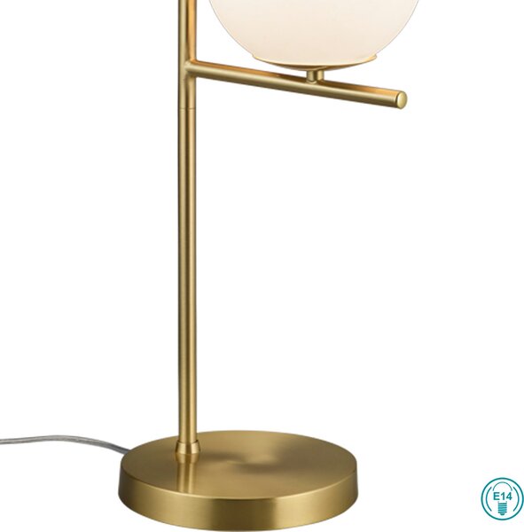 Λάμπα Επιτραπέζια Trio Lighting Pure 502000108 Χρυσό Ματ