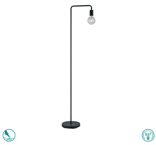 Φωτιστικό Δαπέδου Trio Lighting Diallo 408000132 Μαύρο Ματ