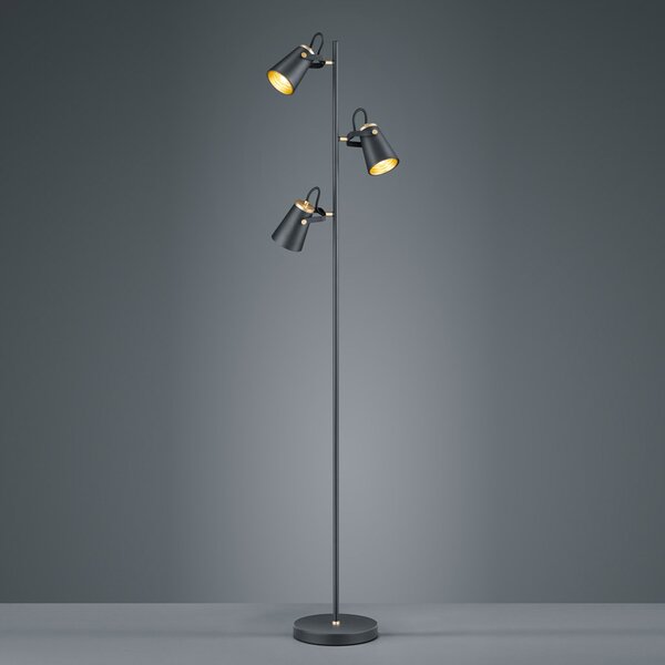 Φωτιστικό Δαπέδου Trio Lighting Edward 408800332 Μαύρο Ματ