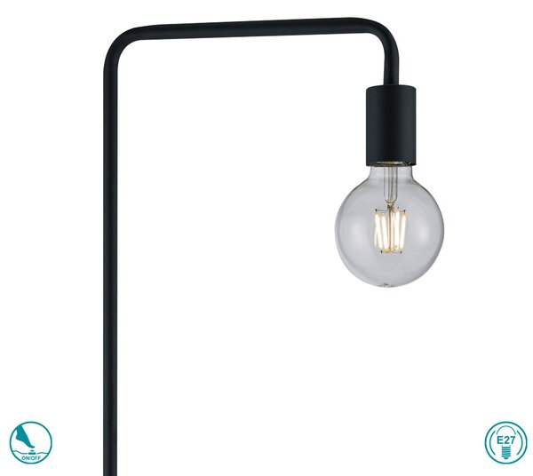 Φωτιστικό Δαπέδου Trio Lighting Diallo 408000132 Μαύρο Ματ