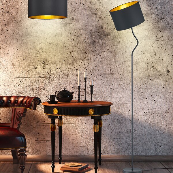Φωτιστικό Δαπέδου Trio Lighting Hostel 408290179 Μαύρο