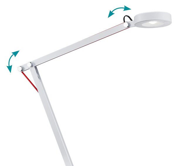 Πορτατίφ Γραφείου Trio Lighting Amsterdam 527920101 Λευκό